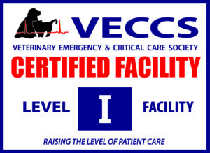 VECCS level 1 emergency critical care veterinary hospital